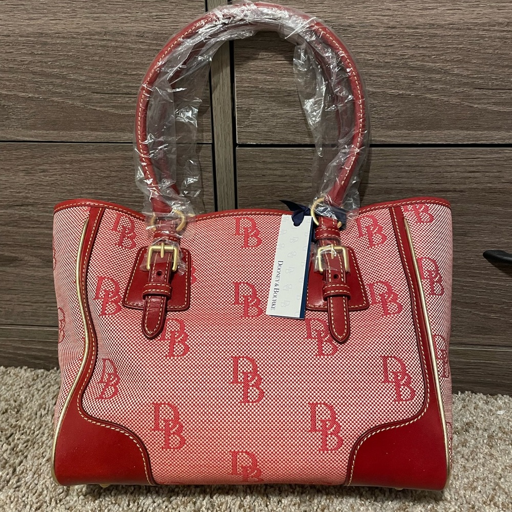 Dooney & Bourke Small Taylor Shopper in Red